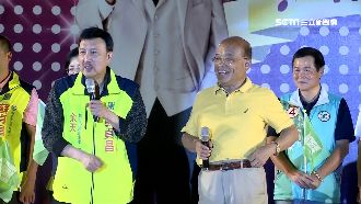 蘇貞昌永和開唱　情緒激昂破音好尷尬