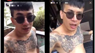 蘆竹王陽明遭通緝　竟開直播拒捕畫面