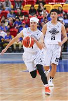台韓明星公益籃球賽台灣明星隊隊長張洛君。（記者林士傑/攝影）
