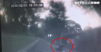 畫面曝光！139縣道重機翹孤輪摔車