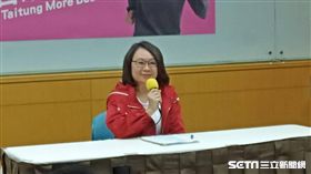 脫黨參選台東縣長的國民黨籍前台東縣長鄺麗貞（圖／記者李英婷攝）