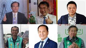 民進黨黃偉哲、國民黨高思博、無黨籍林義豐、無黨籍許忠信、無黨籍陳永和、無黨籍蘇煥智(合成照/翻攝自6人臉書)