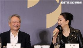 台北金馬執委會主席李安、第55屆金馬獎主席鞏俐。（記者邱榮吉/攝影）
