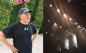 澎恰恰出面回應中興堂消防設備出包 圖/記者蔡依芳攝影、澎恰恰提供