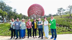帛琉第一夫人參觀花博(圖/台中市政府提供)