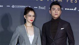 《人面魚》徐若瑄、鄭人碩以及導演莊絢維和監製曾瀚賢
圖／記者林士傑攝影