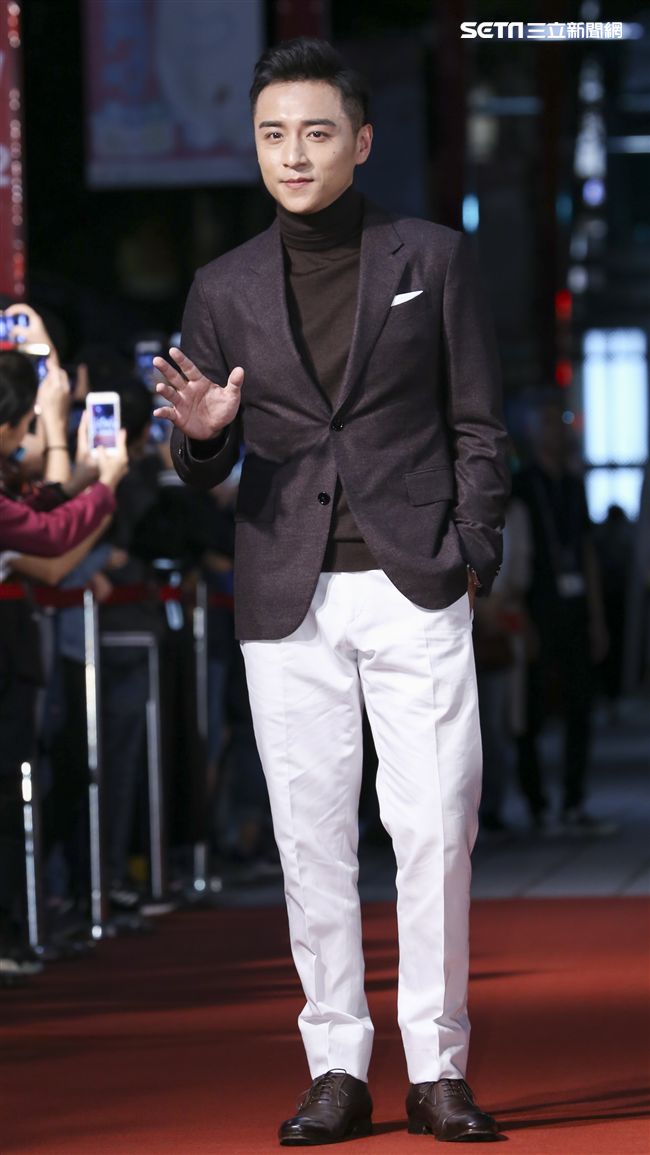 「人面魚紅衣小女孩外傳」電影演員鄭人碩。（記者林士傑/攝影）