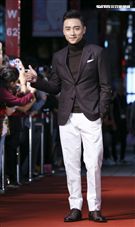 「人面魚紅衣小女孩外傳」電影演員鄭人碩。（記者林士傑/攝影）