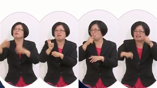手語老師張牙舞爪！求還原林義豐政見