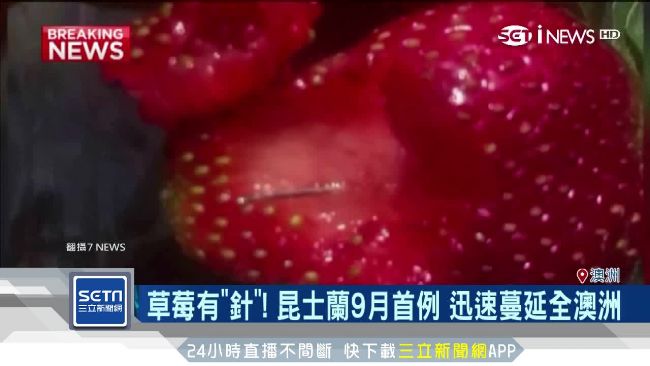 「針」可怕！澳洲「草莓千面人」落網