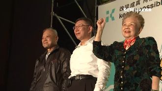 柯文哲開幹段宜康　柯媽回這7個字