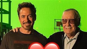 （圖／翻攝自robertdowneyjr IG）漫威,Marvel,史丹李,Stan Lee,離世