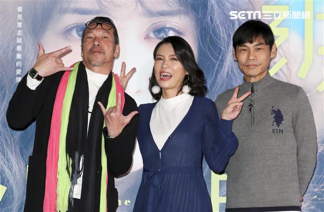 「腦波小姐」卡司發佈記者會黃仲崑、陳孝萱、夏靖庭。（記者林士傑/攝影）