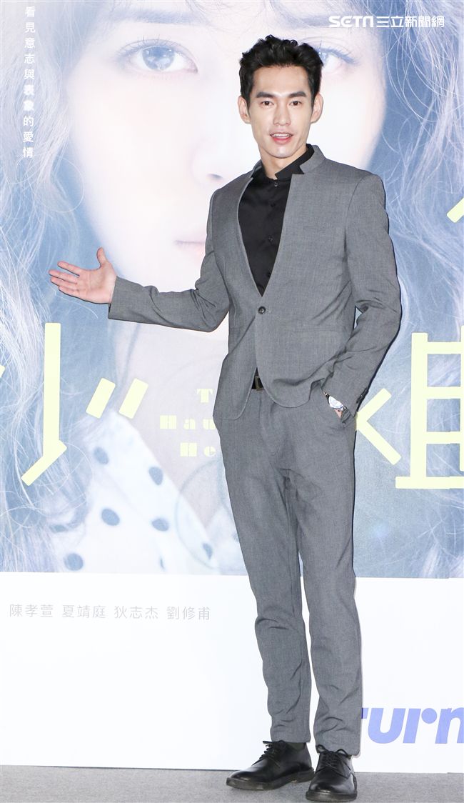 「腦波小姐」卡司發佈記者會張書豪。（記者林士傑/攝影）