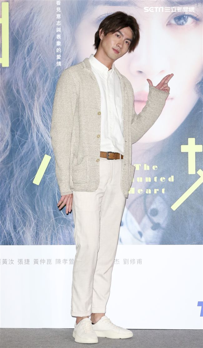 「腦波小姐」卡司發佈記者會張捷。（記者林士傑/攝影）