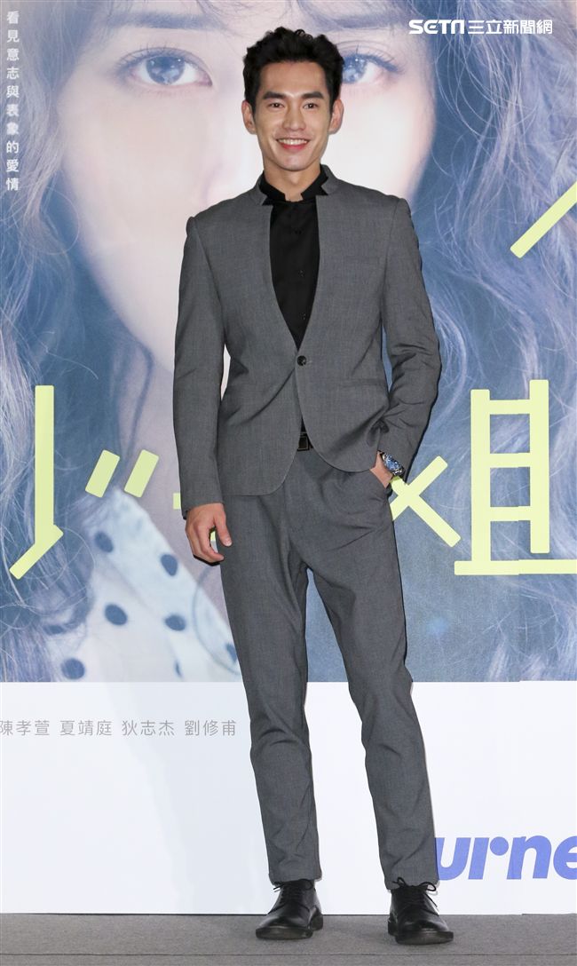 「腦波小姐」卡司發佈記者會張書豪。（記者林士傑/攝影）