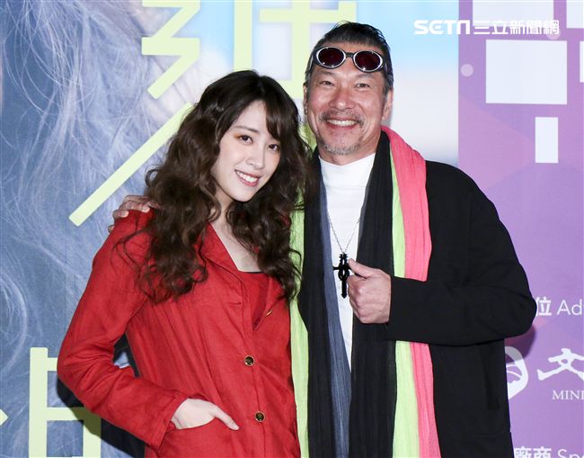 「腦波小姐」卡司發佈記者會歐陽妮妮、黃仲崑。（記者林士傑/攝影）