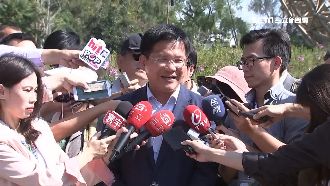 民進黨逛花博　民眾高喊林佳龍凍蒜