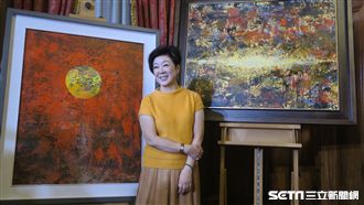 張淑芬抽象畫作　逾200萬成交