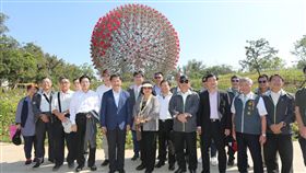 陳菊看花博（圖／台中市政府提供）