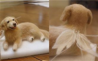 愛犬離世半年…友人用牠的毛做成公仔