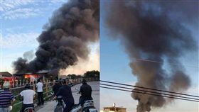 台中大雅工廠大火／翻攝自爆料公社