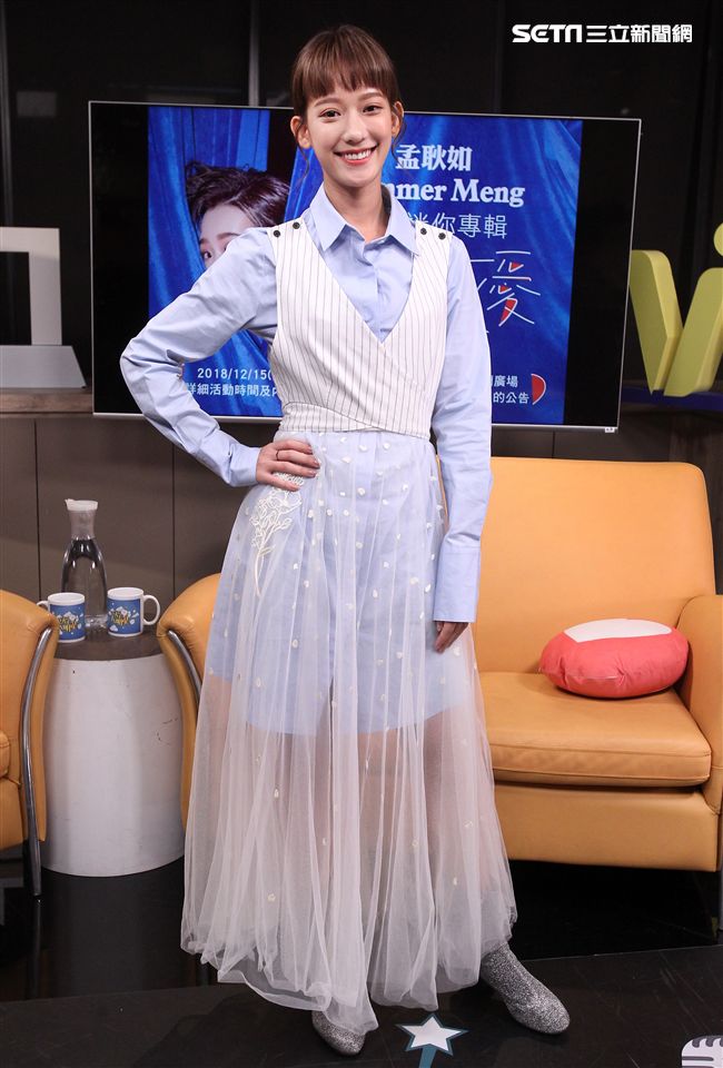 孟耿如安安大明星。（記者邱榮吉/攝影）