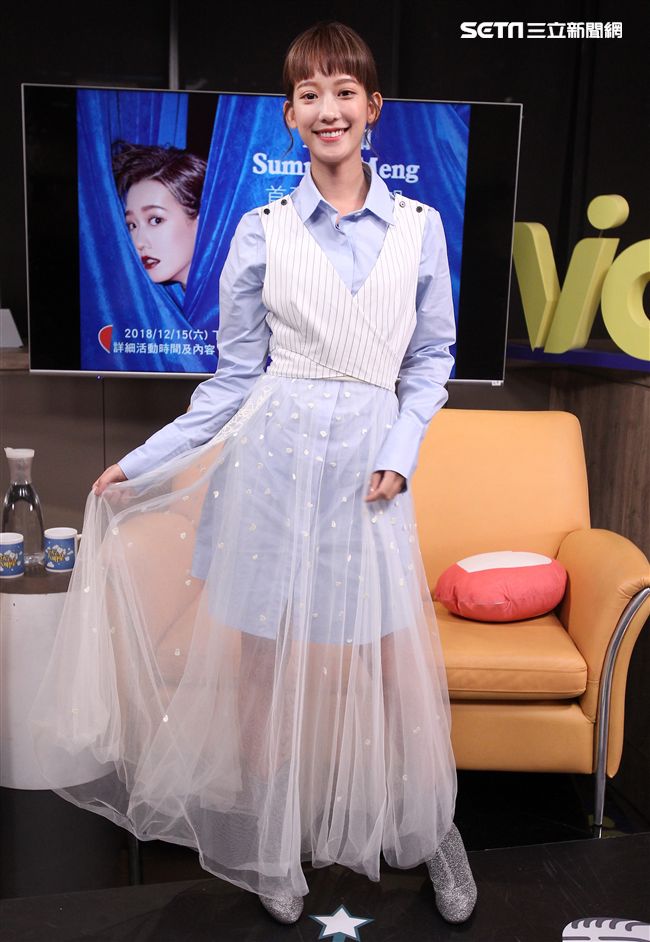 孟耿如安安大明星。（記者邱榮吉/攝影）