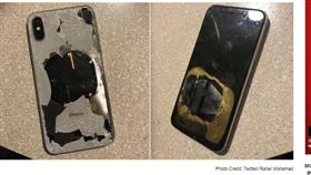 美國,iPhone X,爆炸,電池（圖／翻攝自《Gadgets360》）