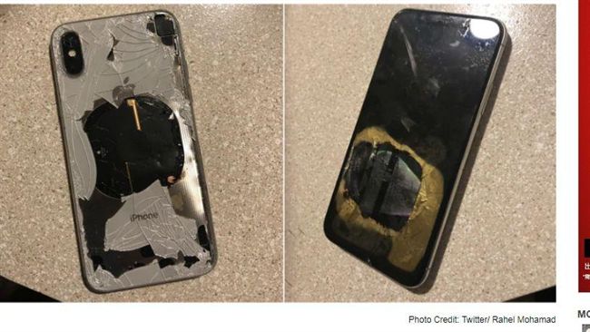 驚　iPhone X發生首起爆炸？