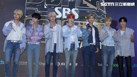 韓國世界頂級BTS防彈少年團。（記者邱榮吉/攝影）