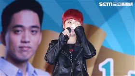 詹雅雯一上台委屈向台下粉絲泣訴：我到底做錯什麼。（圖／記者蔡世偉攝影）