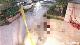 台中7旬嬤縱火跳樓／翻攝畫面