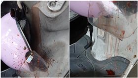 機車,檳榔汁,命案,吐血,安全帽(圖/翻攝自爆怨公社)