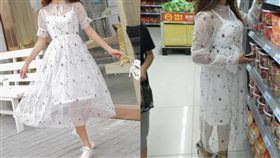 麻豆穿了飄仙氣 糗！她穿男友說是蚊帳(圖/爆廢公社)