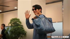 陽岱鋼回台。（圖／記者王怡翔攝影）