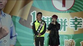 詹雅雯獻唱力挺呂孫福