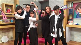 「化學猴子」團員位置排序說明-翔（左起），麥基，小黃，小任，阿博
圖／17 Media提供