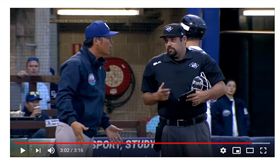 ▲具臺晟（左）抗議好球帶被驅逐出場。（圖／截自ABL TV）