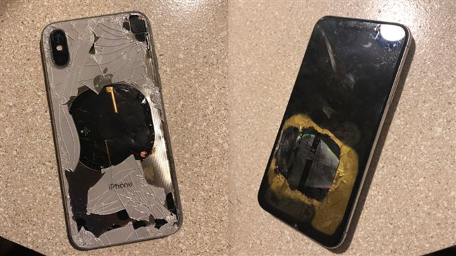 更新完就爆炸　他的愛瘋X燒出一大洞