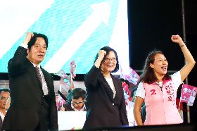 蔡英文賴清德花蓮為劉曉玫站台催票（2