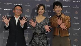 《幸福城市》導演何蔚庭、丁寧、李鴻其
圖／記者邱榮吉攝影