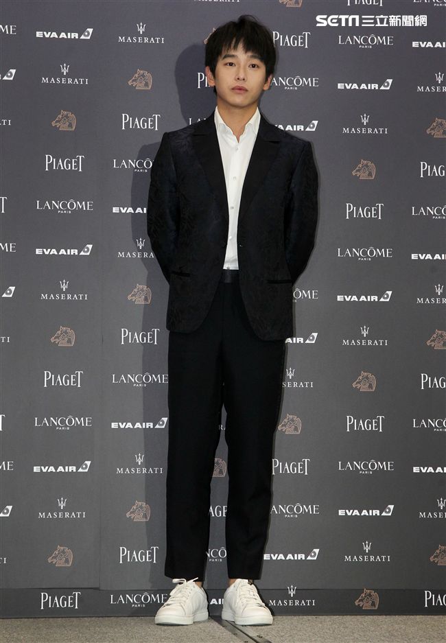 第55屆金馬獎入圍酒會「大象席地而坐｣彭昱暢。（記者邱榮吉/攝影）