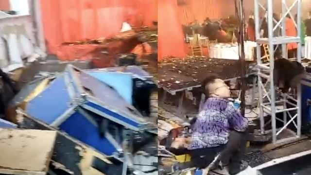 婚禮放禮炮慶祝　意外爆炸親屬被炸死