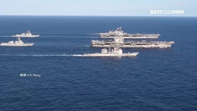劍指中國？美國再出手出動雙航母軍演