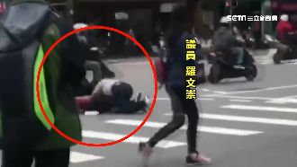 拜票遇醉漢襲警！議員飛撲幫忙壓制
