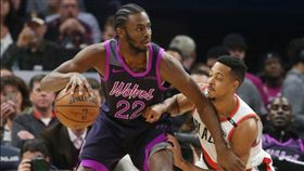 ▲威金斯（Andrew Wiggins）攻下23分帶領灰狼打出一波3連勝。（圖／翻攝自推特）