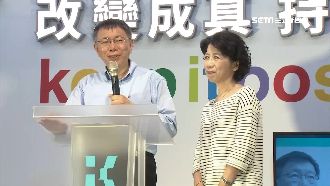 葉毓蘭酸陳佩琪發文 柯8字冷汗回應
