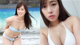 女主播自爆不穿內褲。（圖／翻攝自薄井汐里推特）