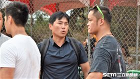 前富邦總教練葉君璋現身徐生明盃開幕。（圖／記者王怡翔攝影）